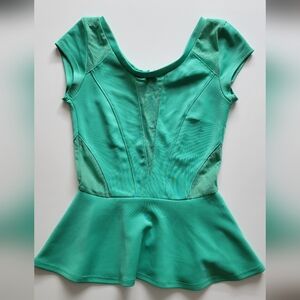 GUESS Peplum Top, Sz XS